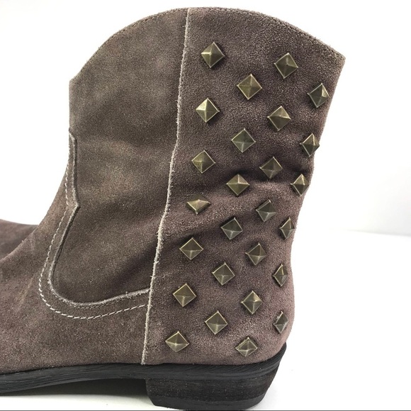 Carlo Rossetti Brown Pull on Studded Boot - Picture 4 of 6